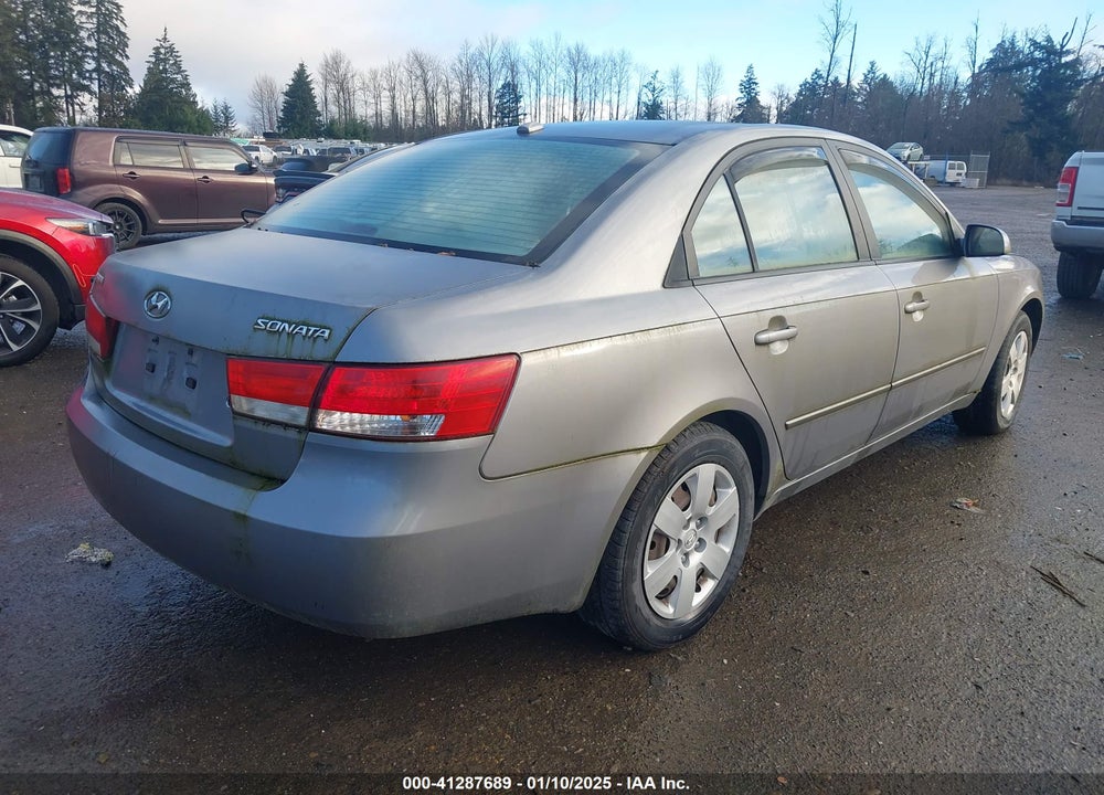 2008 HYUNDAI SONATA GLS VIN: 5NPET46CX8H399066
