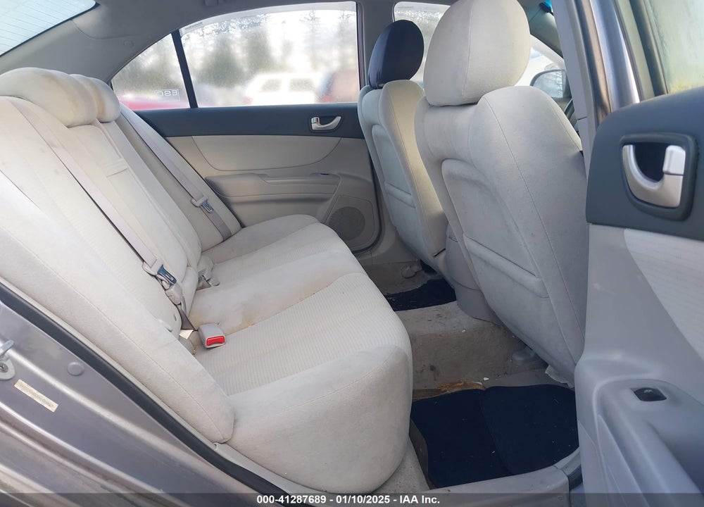 2008 HYUNDAI SONATA GLS VIN: 5NPET46CX8H399066