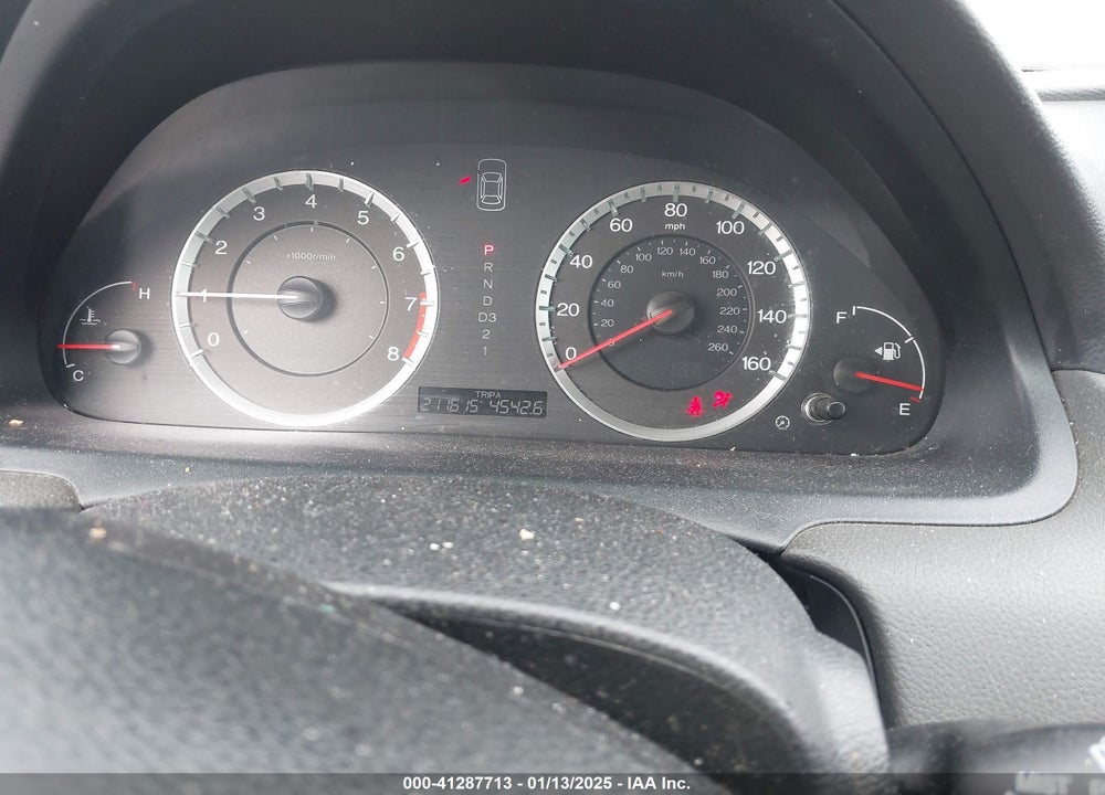 2009 HONDA ACCORD VIN: 1HGCP26369A200587
