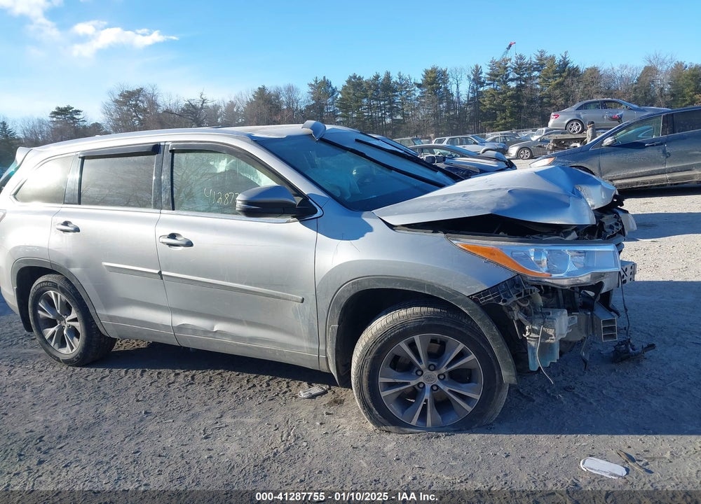 2015 TOYOTA HIGHLANDER XLE V6 VIN: 5TDJKRFH5FS107664