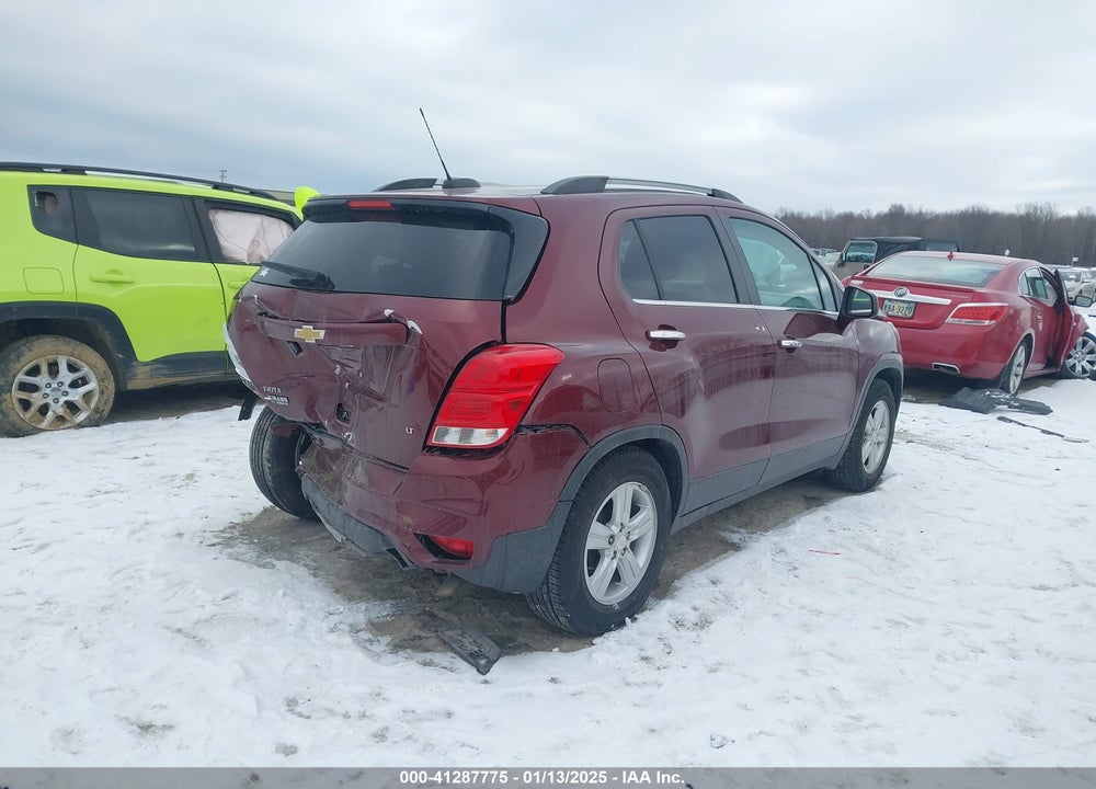 2017 CHEVROLET TRAX LT VIN: 3GNCJLSB7HL199385