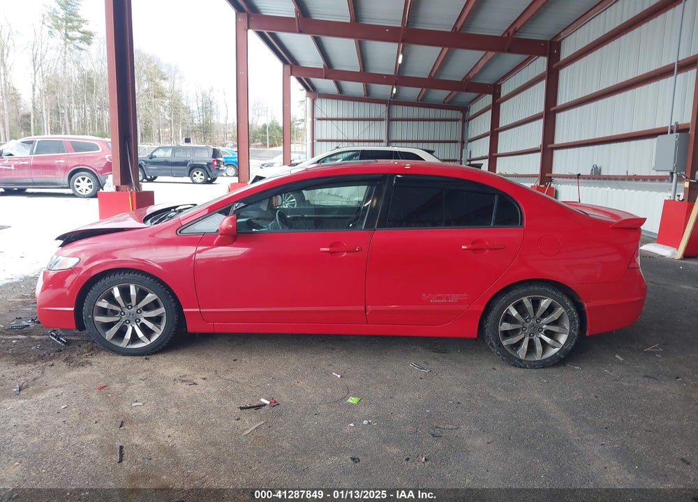 2009 HONDA CIVIC SI VIN: 2HGFA55549H706505