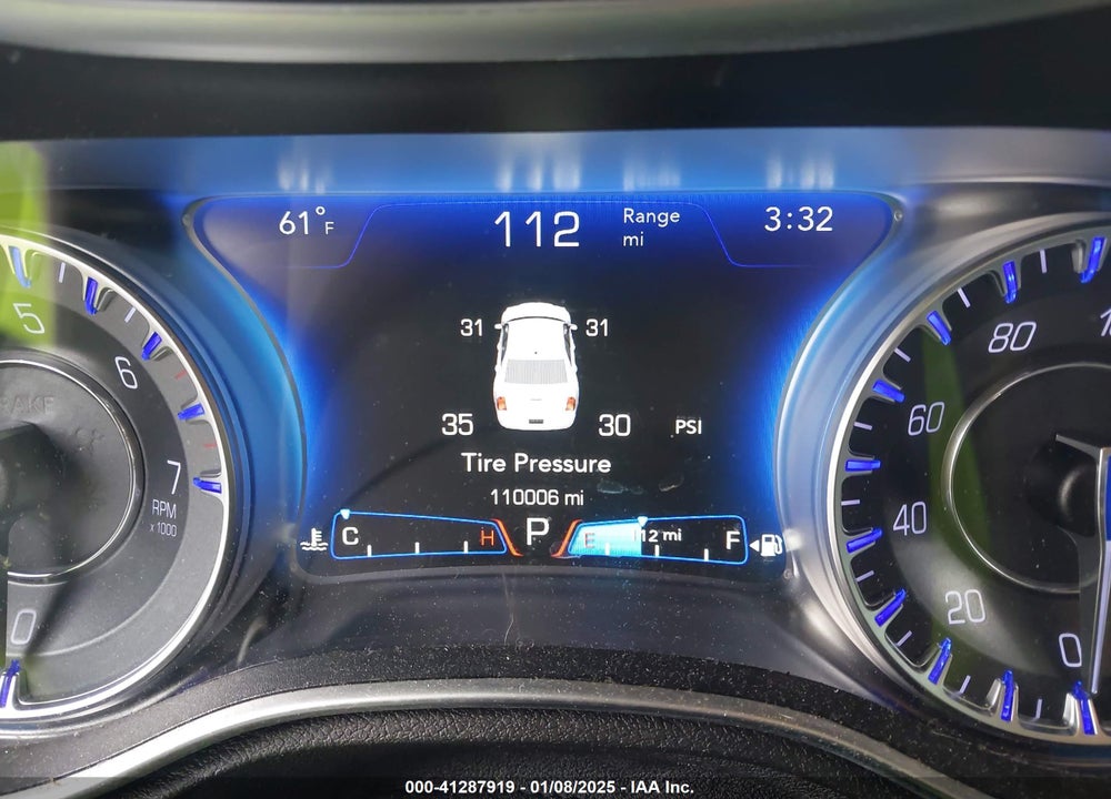 2016 CHRYSLER 300C VIN: 2C3CCAKG7GH287674