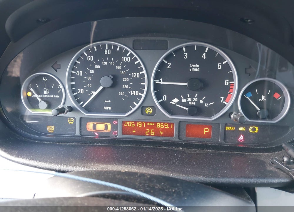 2001 BMW 330I VIN: WBAAV53461JS96720