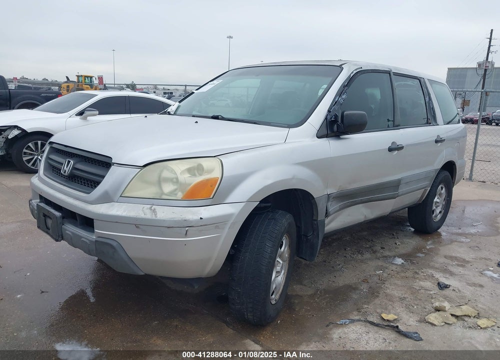 2005 HONDA PILOT LX VIN: 2HKYF18135H567124