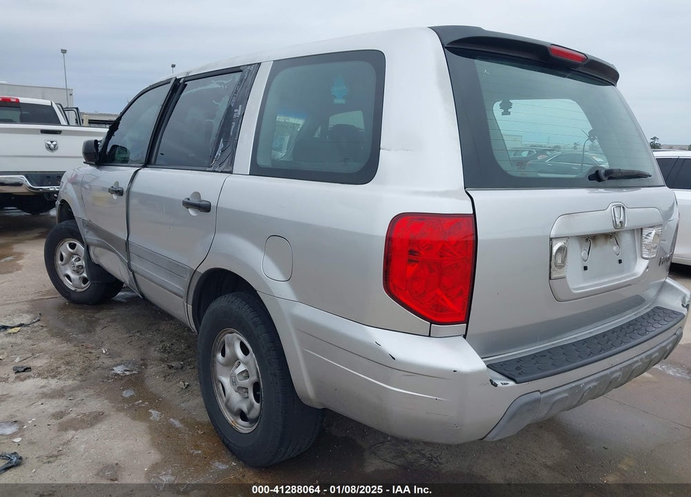 2005 HONDA PILOT LX VIN: 2HKYF18135H567124