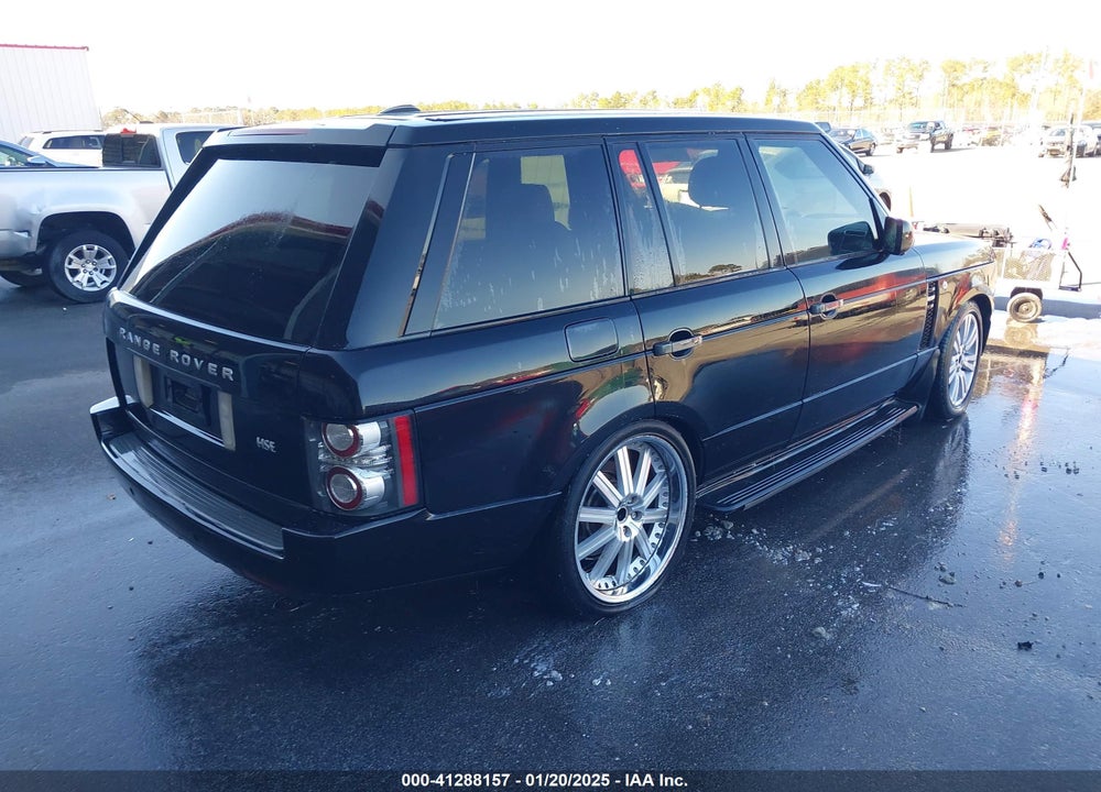 2010 LAND ROVER RANGE ROVER HSE LUX VIN: SALMF1D49AA317816