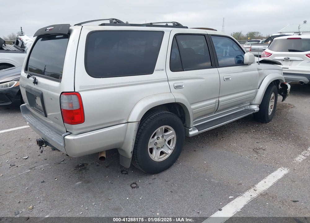 2000 TOYOTA 4RUNNER LIMITED V6 VIN: JT3GN87R9Y0147386