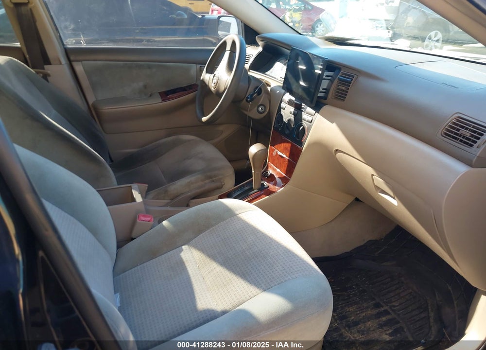 2005 TOYOTA COROLLA CE VIN: 2T1BR32E25C405654