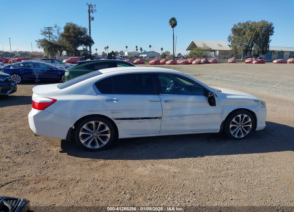 2013 HONDA ACCORD SPORT VIN: 1HGCR2F54DA205176