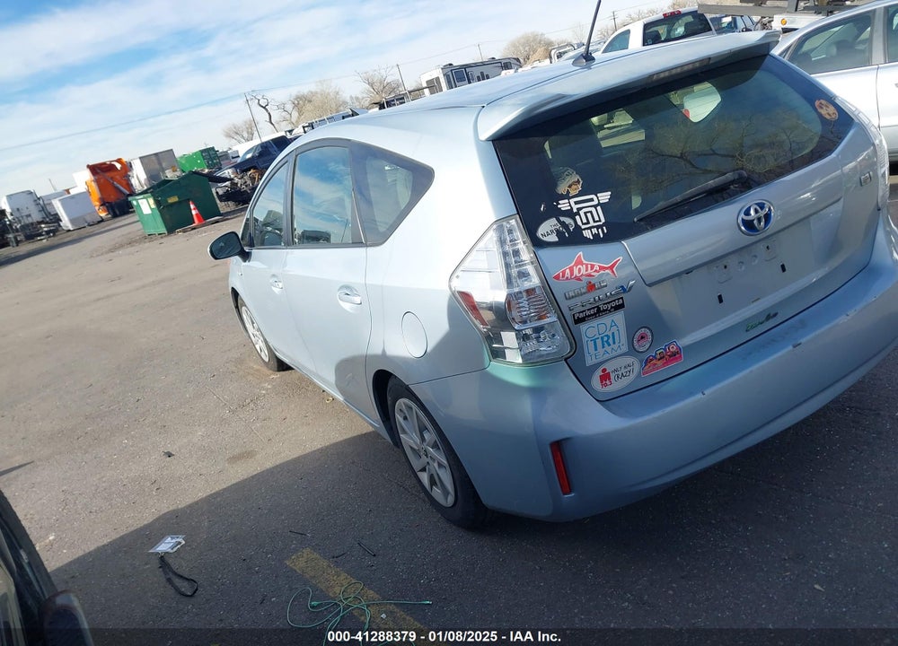 2013 TOYOTA PRIUS V TWO VIN: JTDZN3EU7D3246554