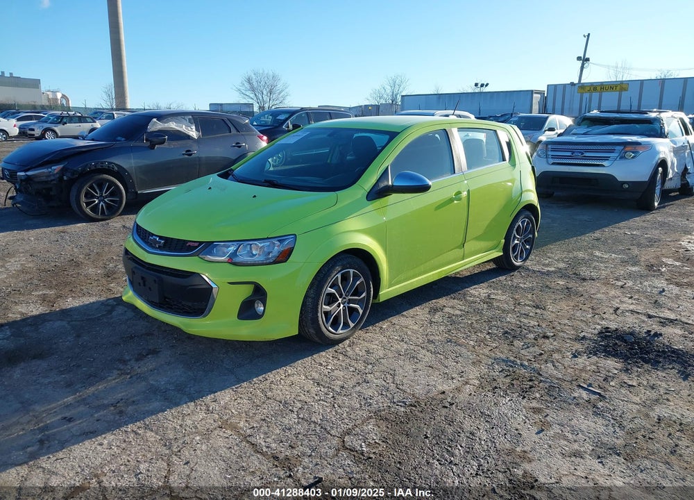2019 CHEVROLET SONIC LT AUTO VIN: 1G1JD6SB3K4114752