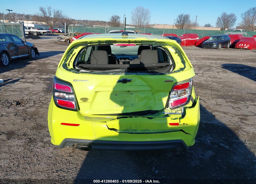 2019 CHEVROLET SONIC LT AUTO VIN: 1G1JD6SB3K4114752