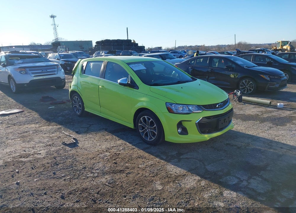 2019 CHEVROLET SONIC LT AUTO VIN: 1G1JD6SB3K4114752