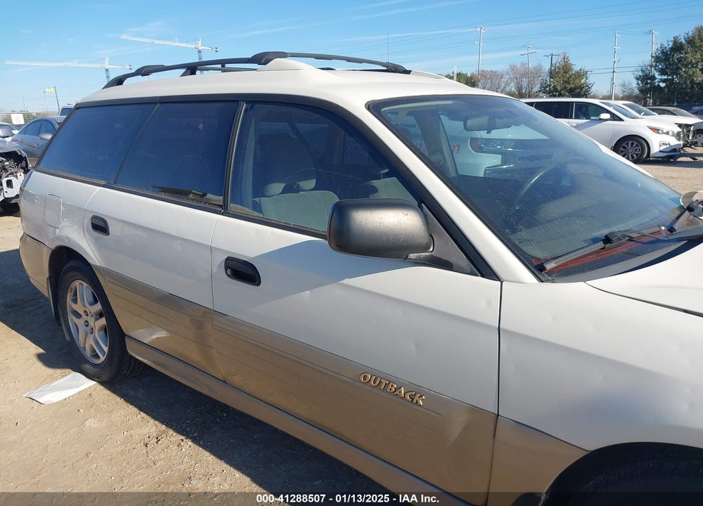 2002 SUBARU OUTBACK VIN: 4S3BH675327643989