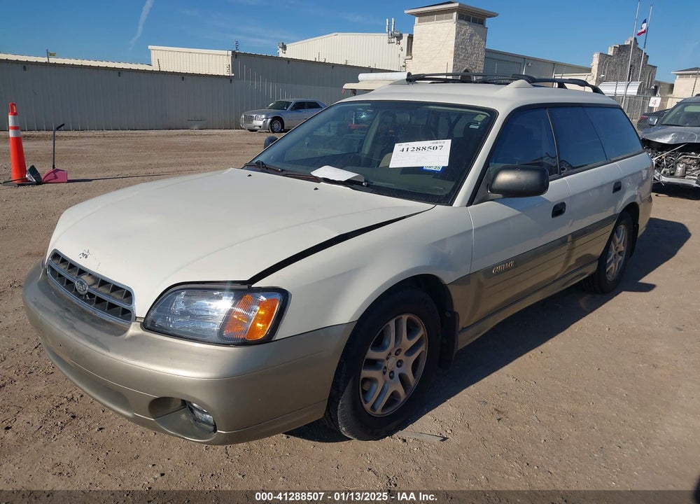 2002 SUBARU OUTBACK VIN: 4S3BH675327643989