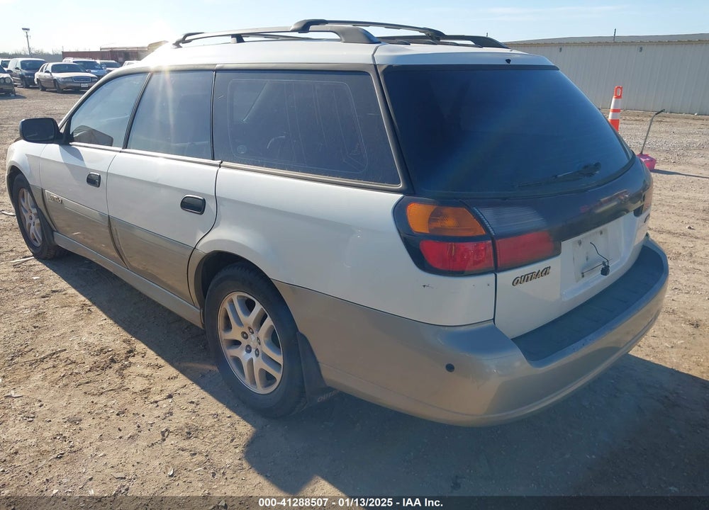 2002 SUBARU OUTBACK VIN: 4S3BH675327643989