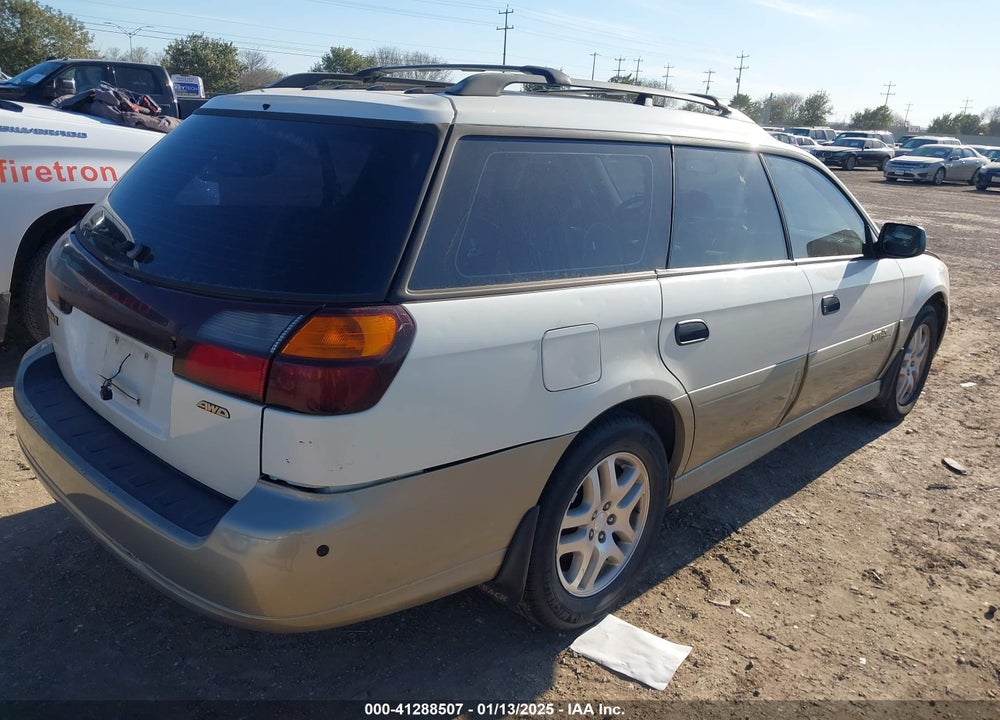 2002 SUBARU OUTBACK VIN: 4S3BH675327643989