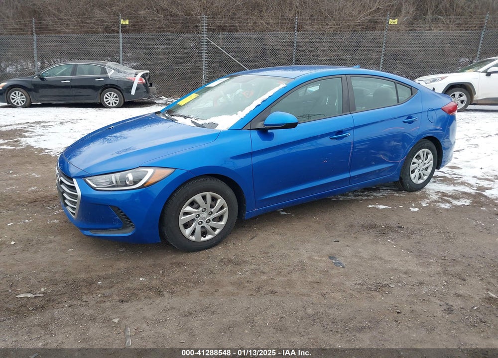 2017 HYUNDAI ELANTRA SE VIN: KMHD74LF2HU370791