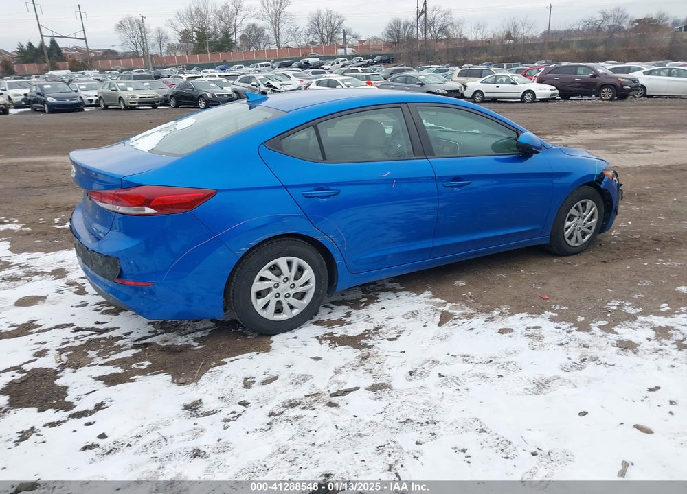 2017 HYUNDAI ELANTRA SE VIN: KMHD74LF2HU370791