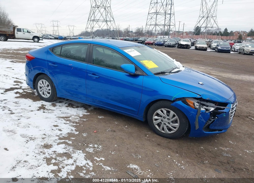 2017 HYUNDAI ELANTRA SE VIN: KMHD74LF2HU370791