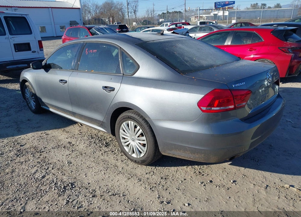 2014 VOLKSWAGEN PASSAT 2.5L S VIN: 1VWAP7A3XEC023550