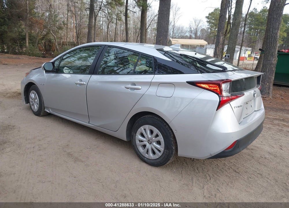 2019 TOYOTA PRIUS VIN: JTDKARFU6K3102358
