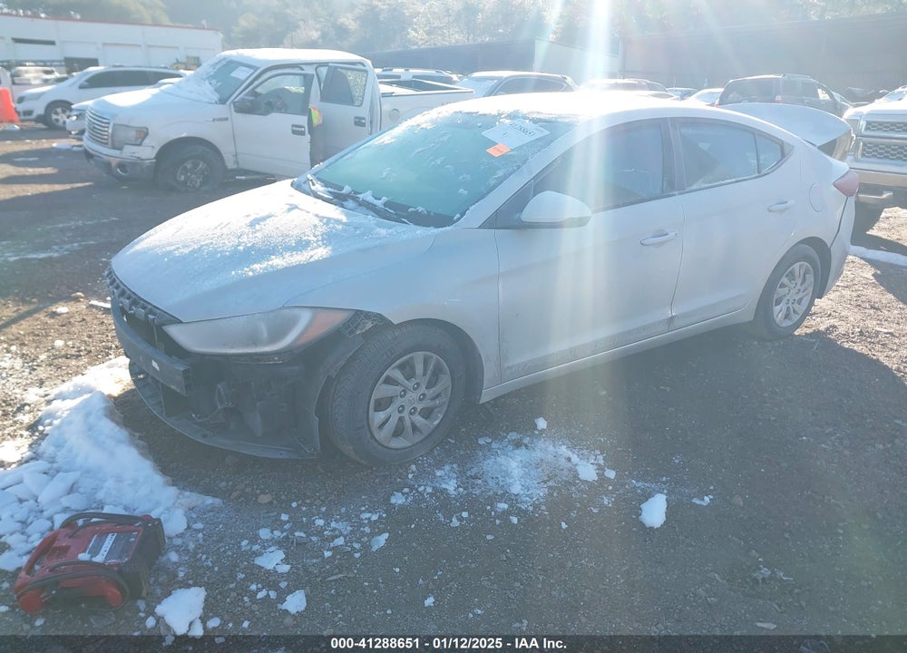 2017 HYUNDAI ELANTRA SE VIN: KMHD74LF4HU326842