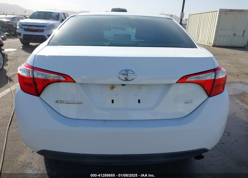 2016 TOYOTA COROLLA VIN: 2T1BURHE3GC719437