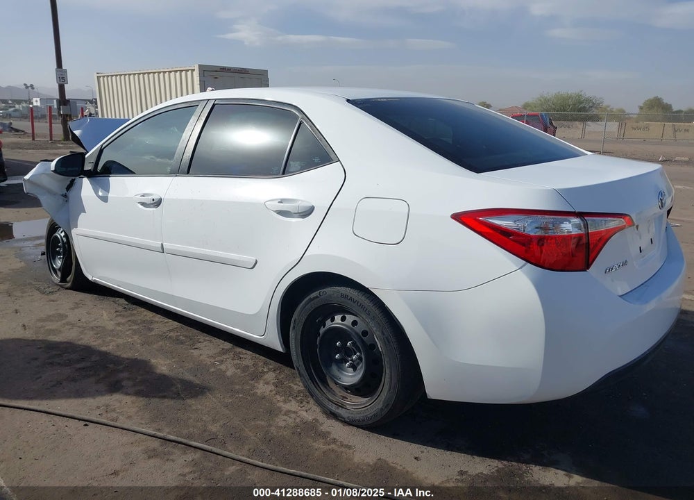 2016 TOYOTA COROLLA VIN: 2T1BURHE3GC719437