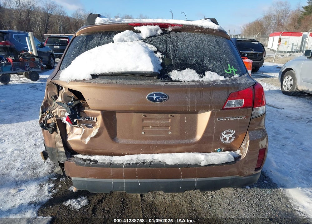 2013 SUBARU OUTBACK 2.5I PREMIUM VIN: 4S4BRCCC3D3252654