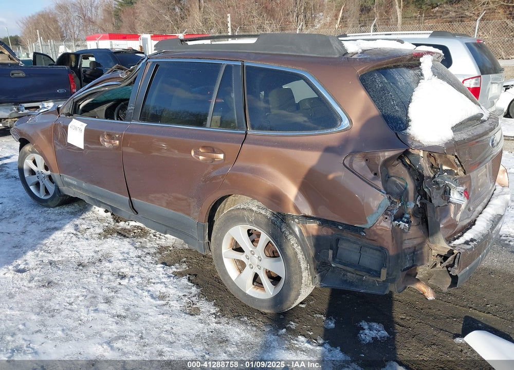 2013 SUBARU OUTBACK 2.5I PREMIUM VIN: 4S4BRCCC3D3252654
