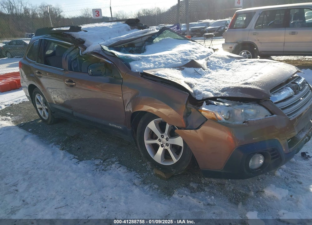 2013 SUBARU OUTBACK 2.5I PREMIUM VIN: 4S4BRCCC3D3252654