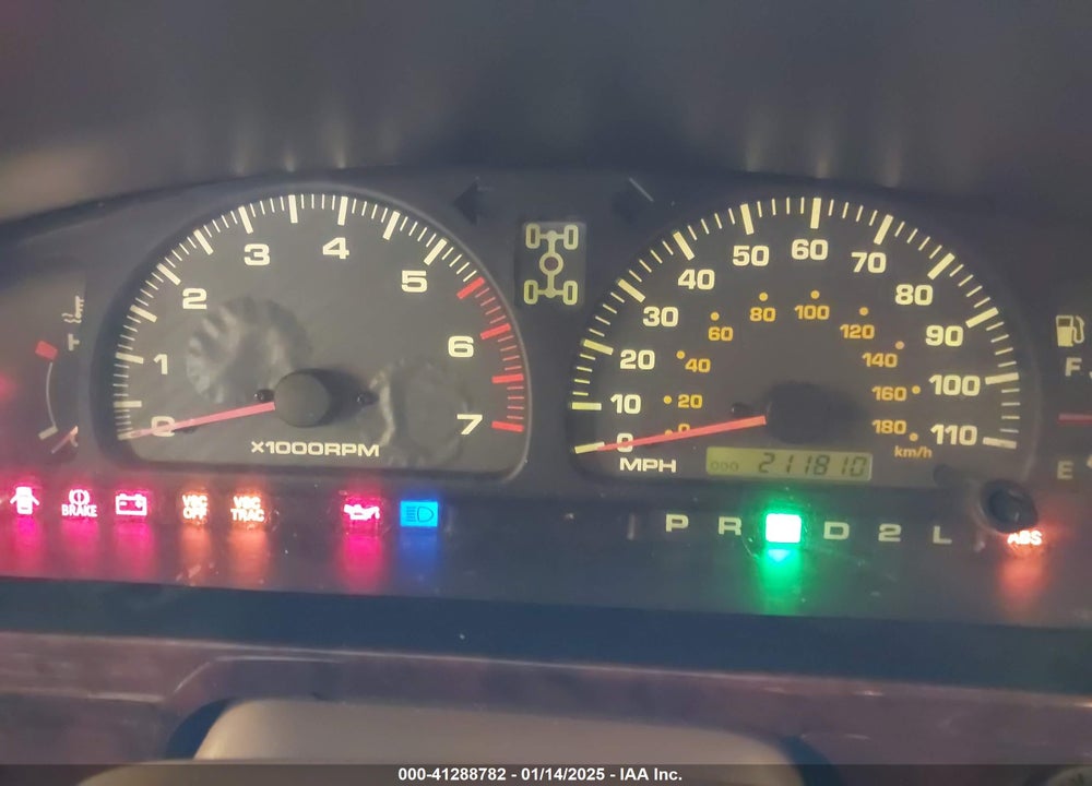 2002 TOYOTA 4RUNNER LIMITED V6 VIN: JT3HN87R020362019