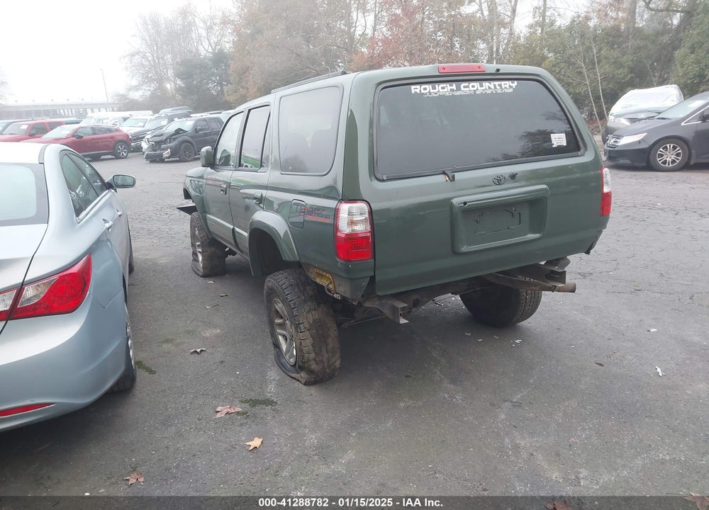 2002 TOYOTA 4RUNNER LIMITED V6 VIN: JT3HN87R020362019