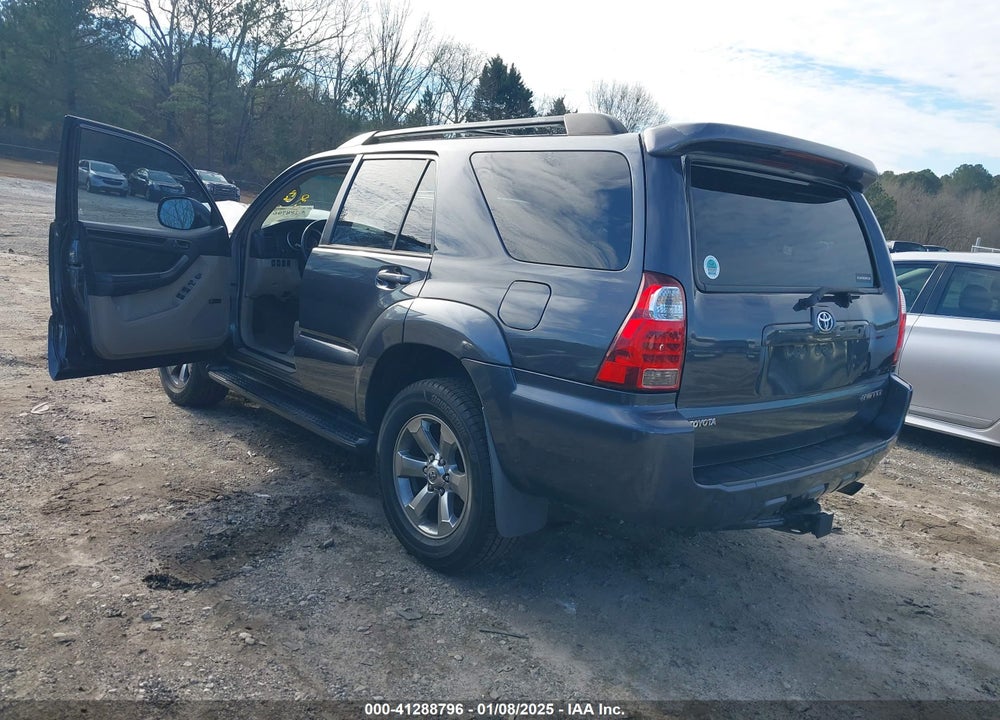 2007 TOYOTA 4RUNNER LIMITED V6 VIN: JTEBU17R270107676
