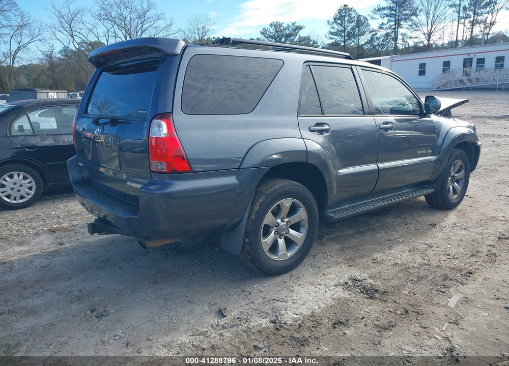 2007 TOYOTA 4RUNNER LIMITED V6 VIN: JTEBU17R270107676
