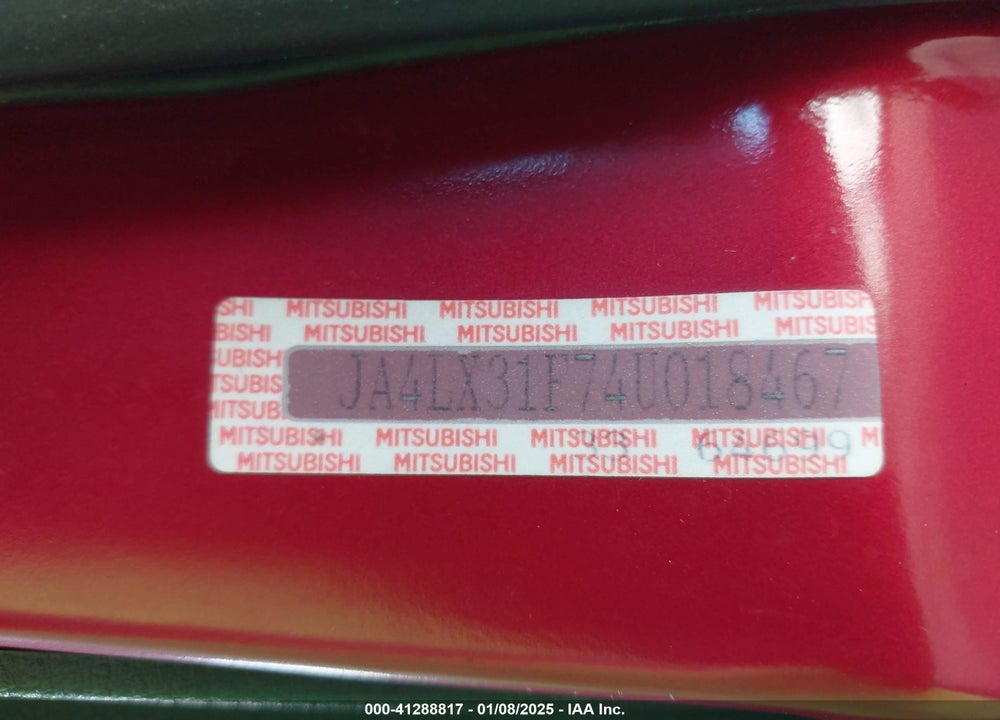2004 MITSUBISHI OUTLANDER LS VIN: JA4LX31F74U018467