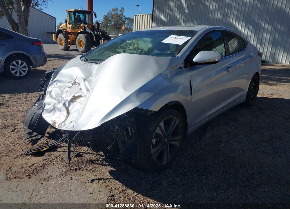 2015 HYUNDAI ELANTRA VIN: KMHDH4AH3FU283934