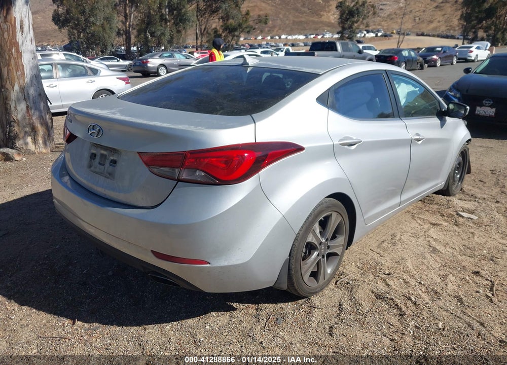 2015 HYUNDAI ELANTRA VIN: KMHDH4AH3FU283934