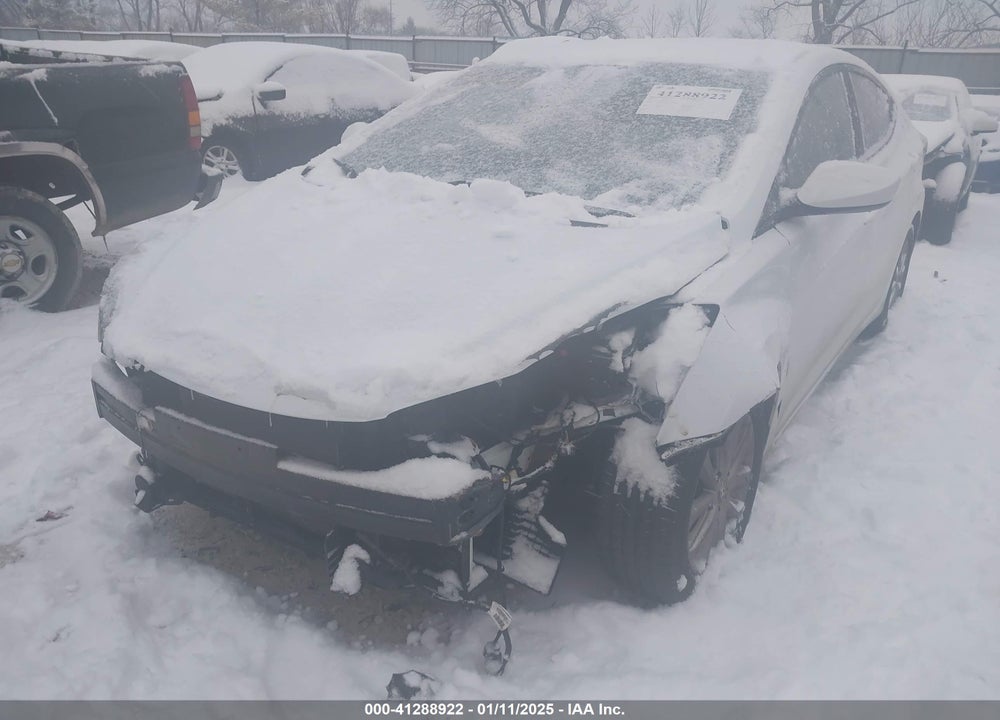 2016 HYUNDAI ELANTRA VIN: 5NPDH4AE0GH691698