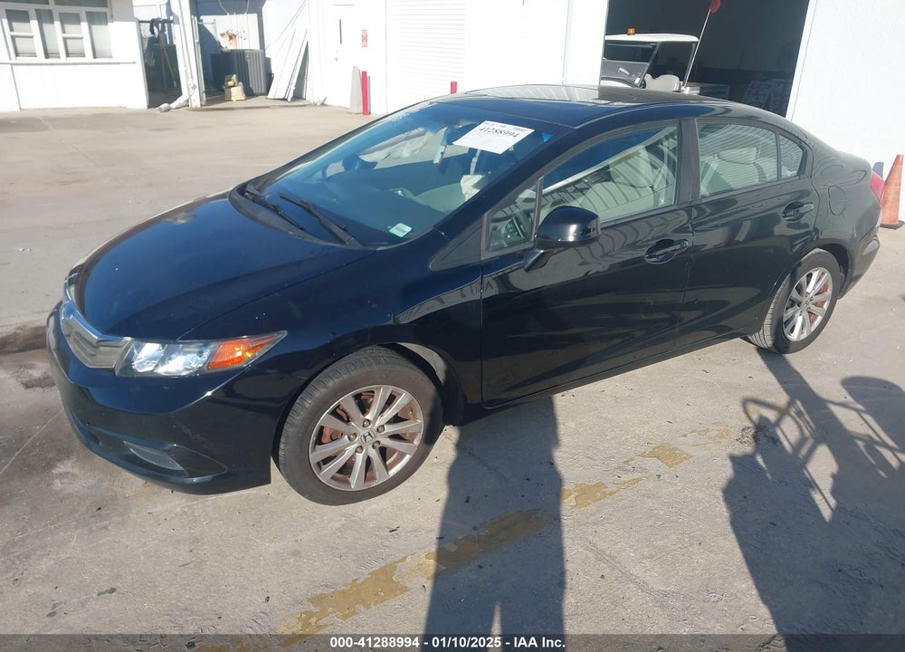 2012 HONDA CIVIC VIN: 19XFB2F89CE302315