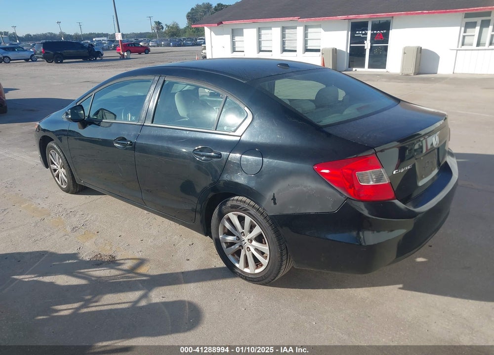 2012 HONDA CIVIC VIN: 19XFB2F89CE302315