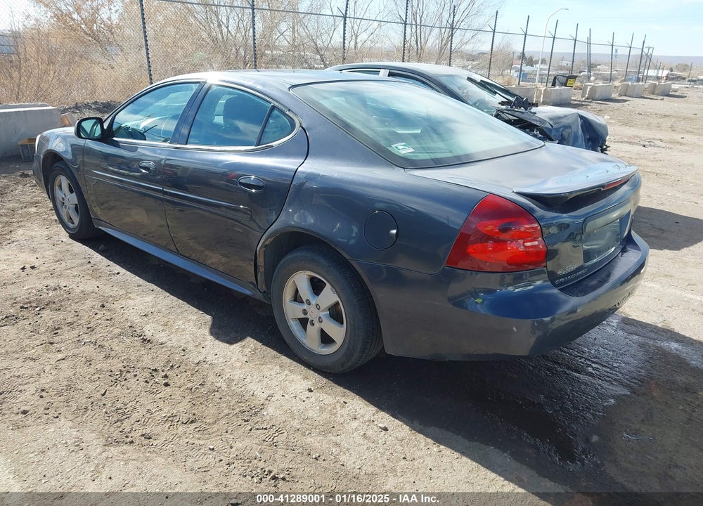 2008 PONTIAC GRAND PRIX VIN: 2G2WP552381146457