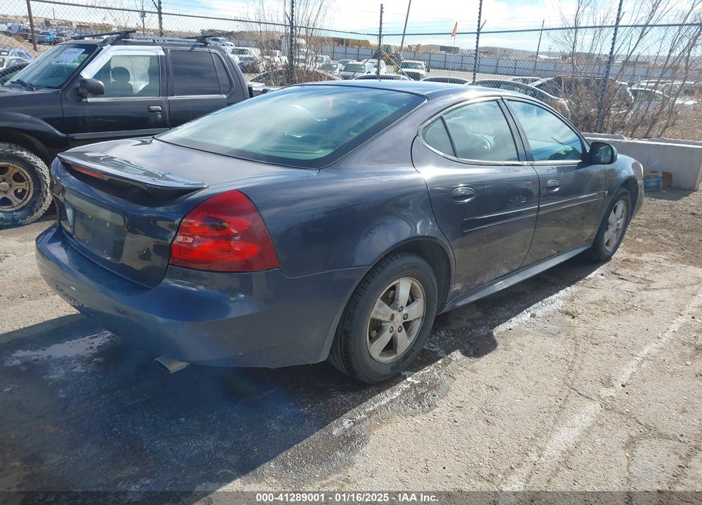 2008 PONTIAC GRAND PRIX VIN: 2G2WP552381146457