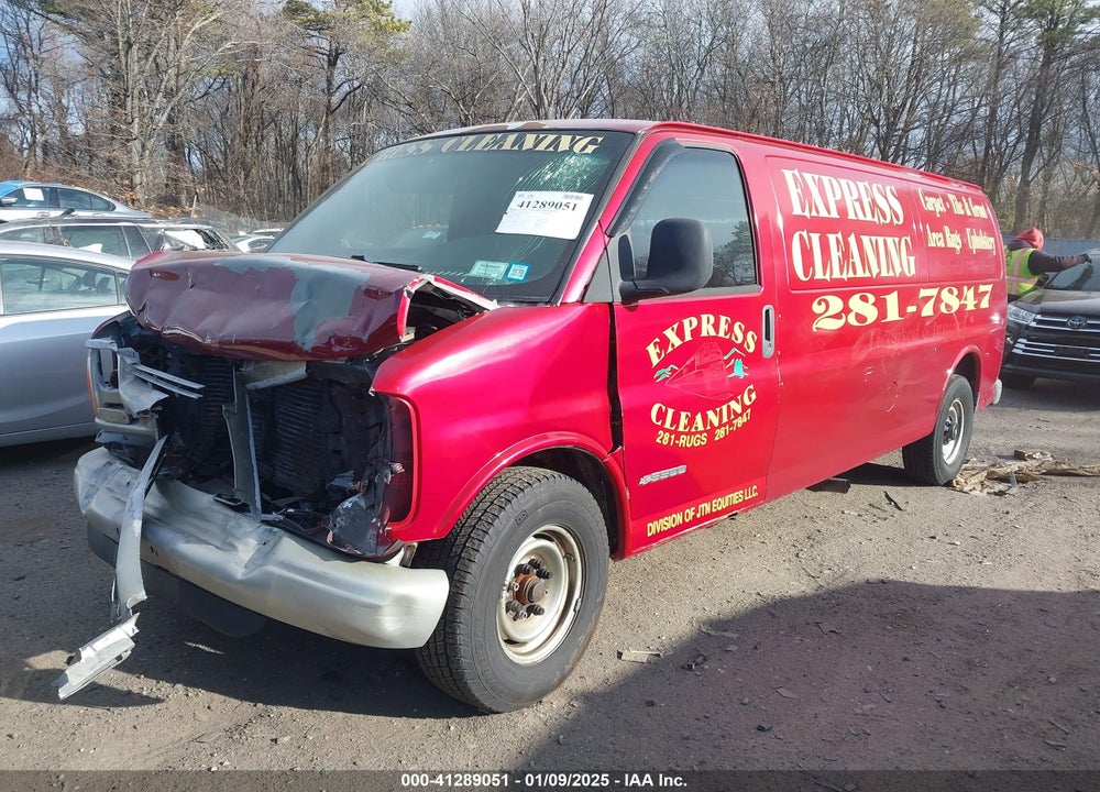 2001 CHEVROLET EXPRESS VIN: 1GCHG39RX11175305