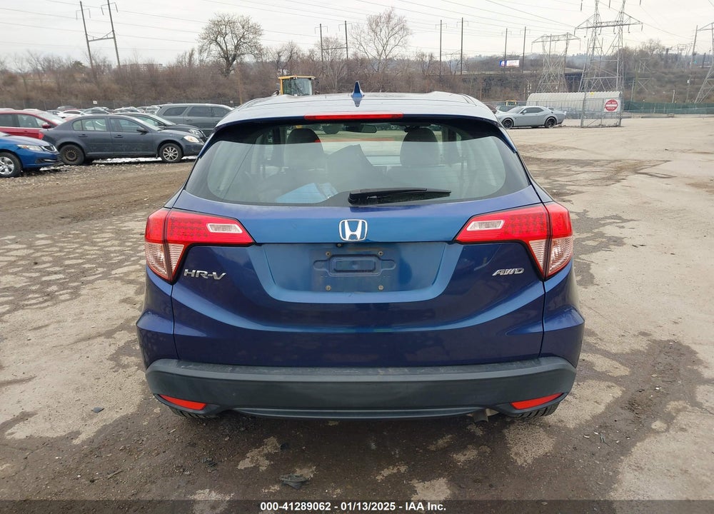 2016 HONDA HR-V LX VIN: 3CZRU6H39GM720072