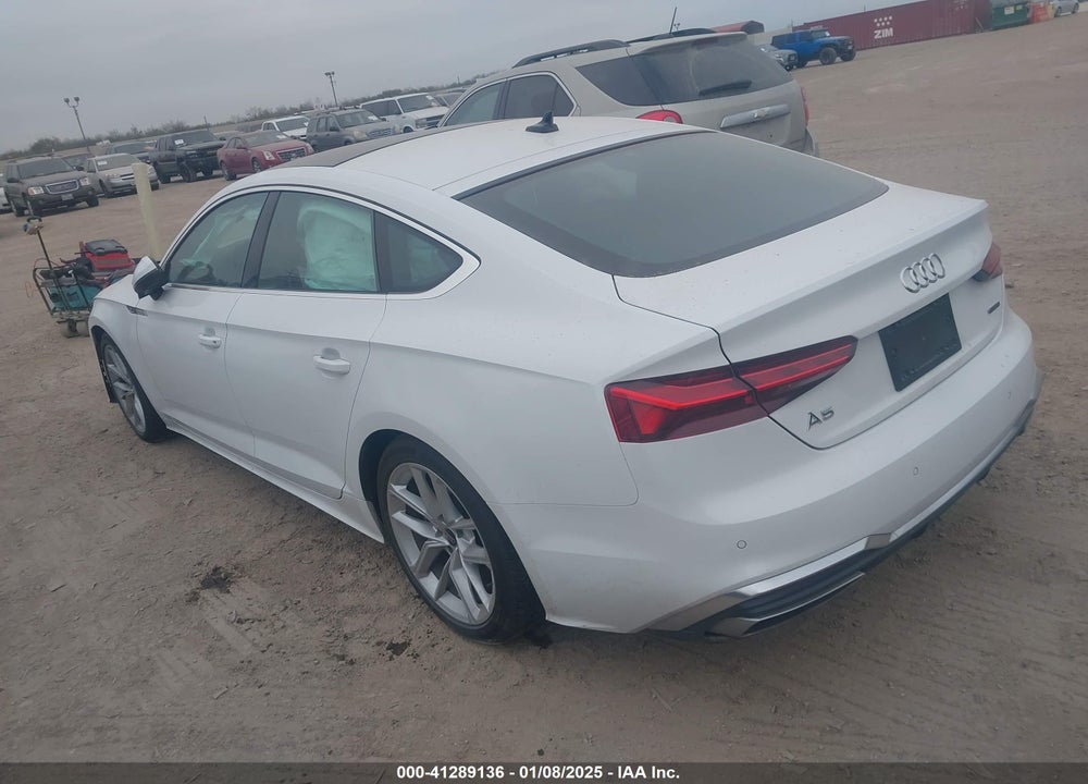 2024 AUDI A5 SPORTBACK PREMIUM PLUS 45 TFSI QUATTRO S TRONIC VIN: WAUFACF59RA049312