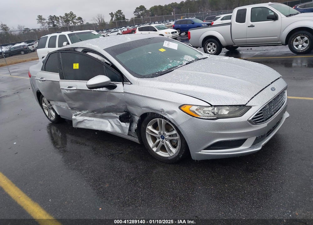 2018 FORD FUSION HYBRID SE VIN: 3FA6P0LU9JR172278