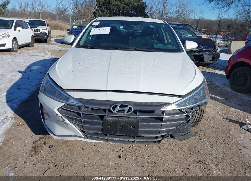 2019 HYUNDAI ELANTRA SEL VIN: 5NPD84LFXKH493631